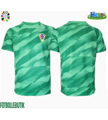 Kroatien Målvakt Bortatröja EM 2024 Kortärmad